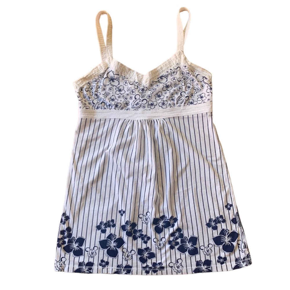 Disneyland Resort Mini Dress Coverup Tunic Navy Mickey